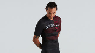 Specialized Men's SL+ Logo Stripe Short Sleeve Jersey - Black