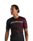 Specialized Men's SL+ Logo Stripe Short Sleeve Jersey - Black