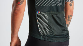 Specialized Men's SL+ Logo Stripe Short Sleeve Jersey - Dark Moss Green