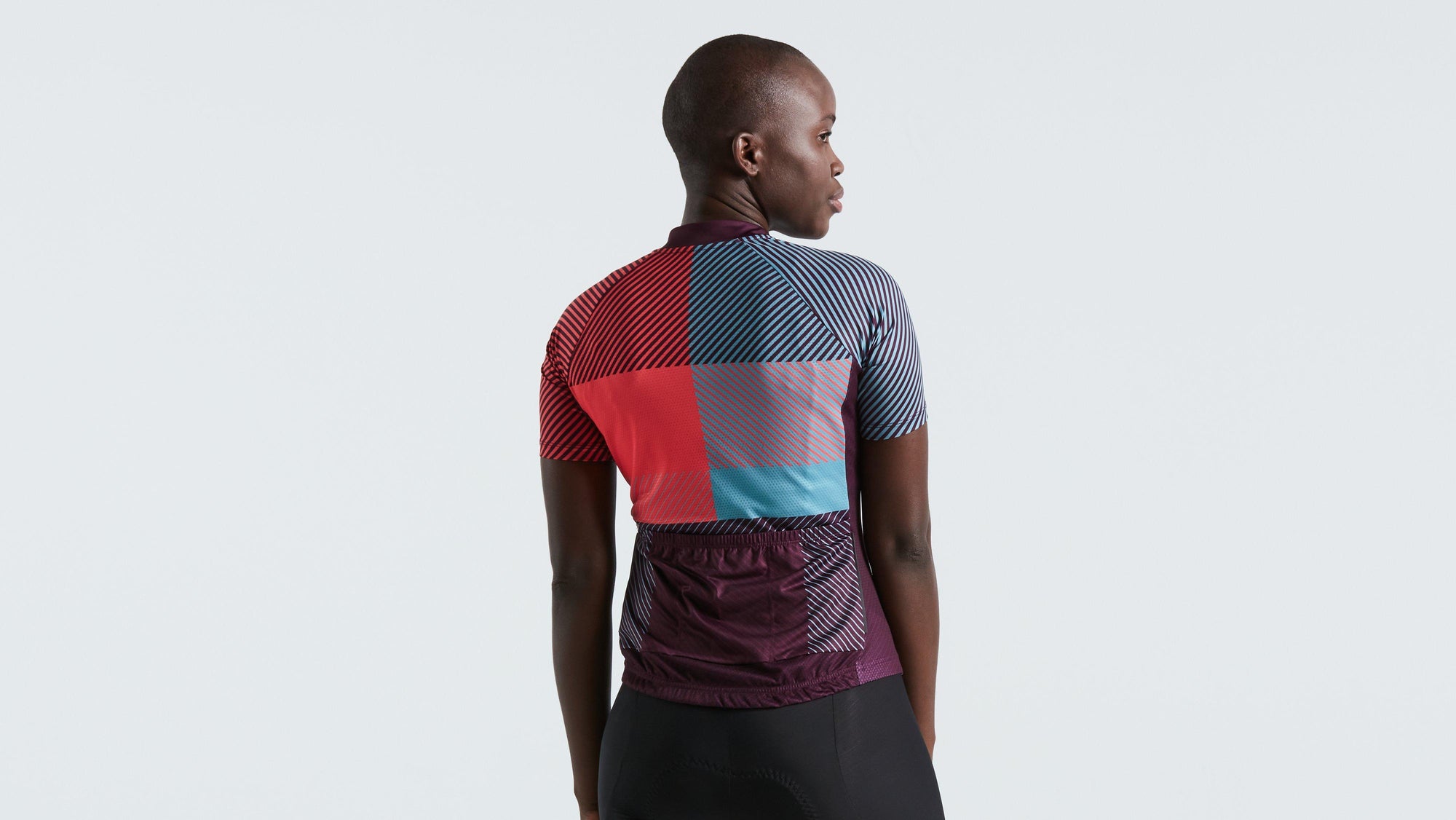 Specialized Women's SL+ Logo Stripe Short Sleeve Jersey - Vivid Coral