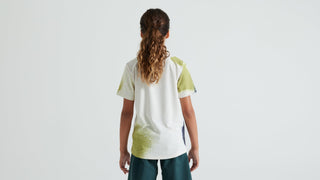 Specialized Youth Short Sleeve Trail Jersey - Birch White/Multi Spindrift