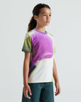 Specialized Youth Short Sleeve Trail Jersey - Birch White/Multi Spindrift