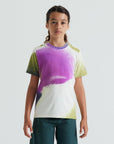 Specialized Youth Short Sleeve Trail Jersey - Birch White/Multi Spindrift