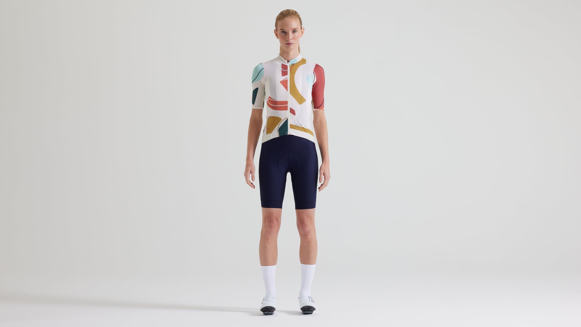 Specialized Women's Prime Short Sleeve Jersey - Birch White/Multi Gather