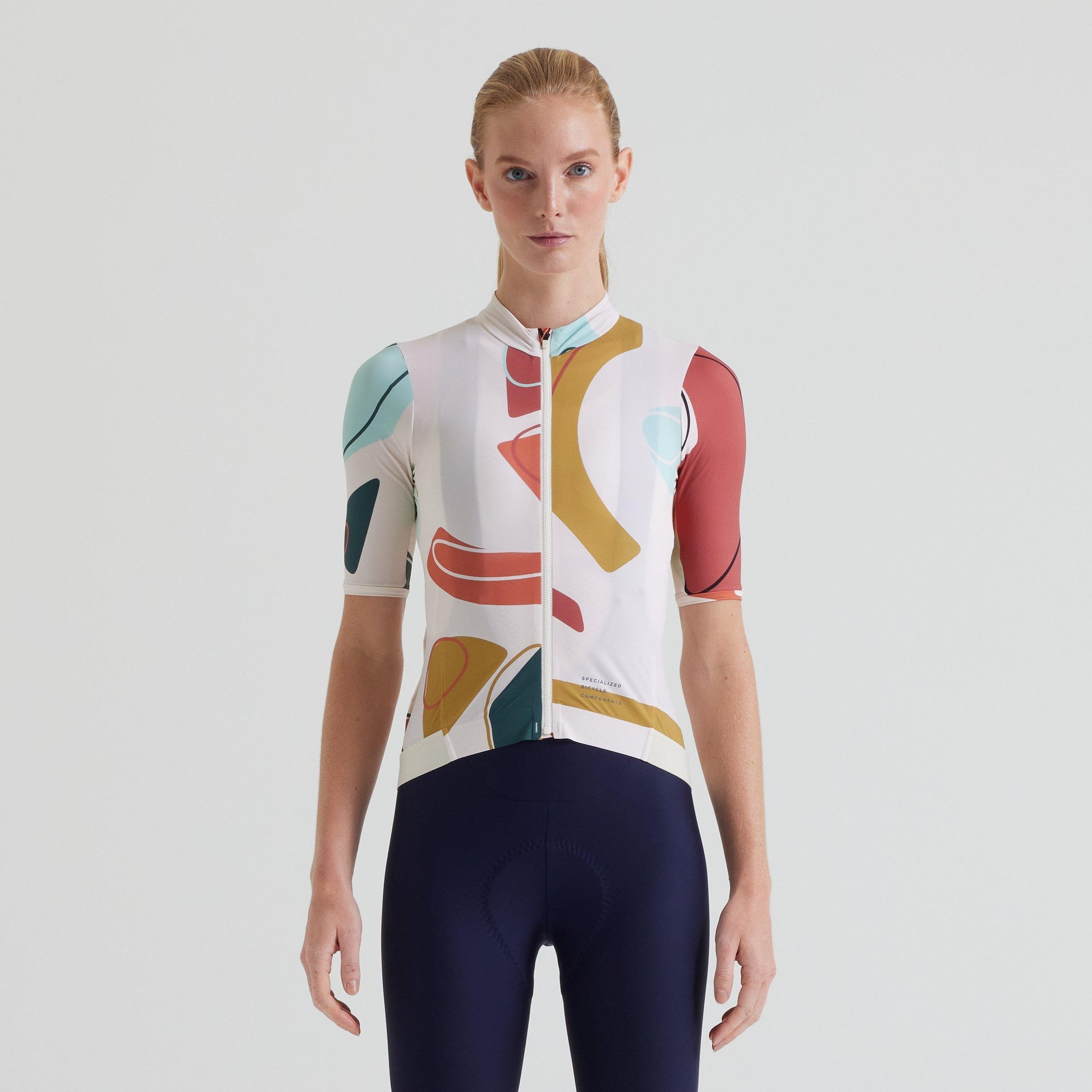 Specialized Women's Prime Short Sleeve Jersey - Birch White/Multi Gather