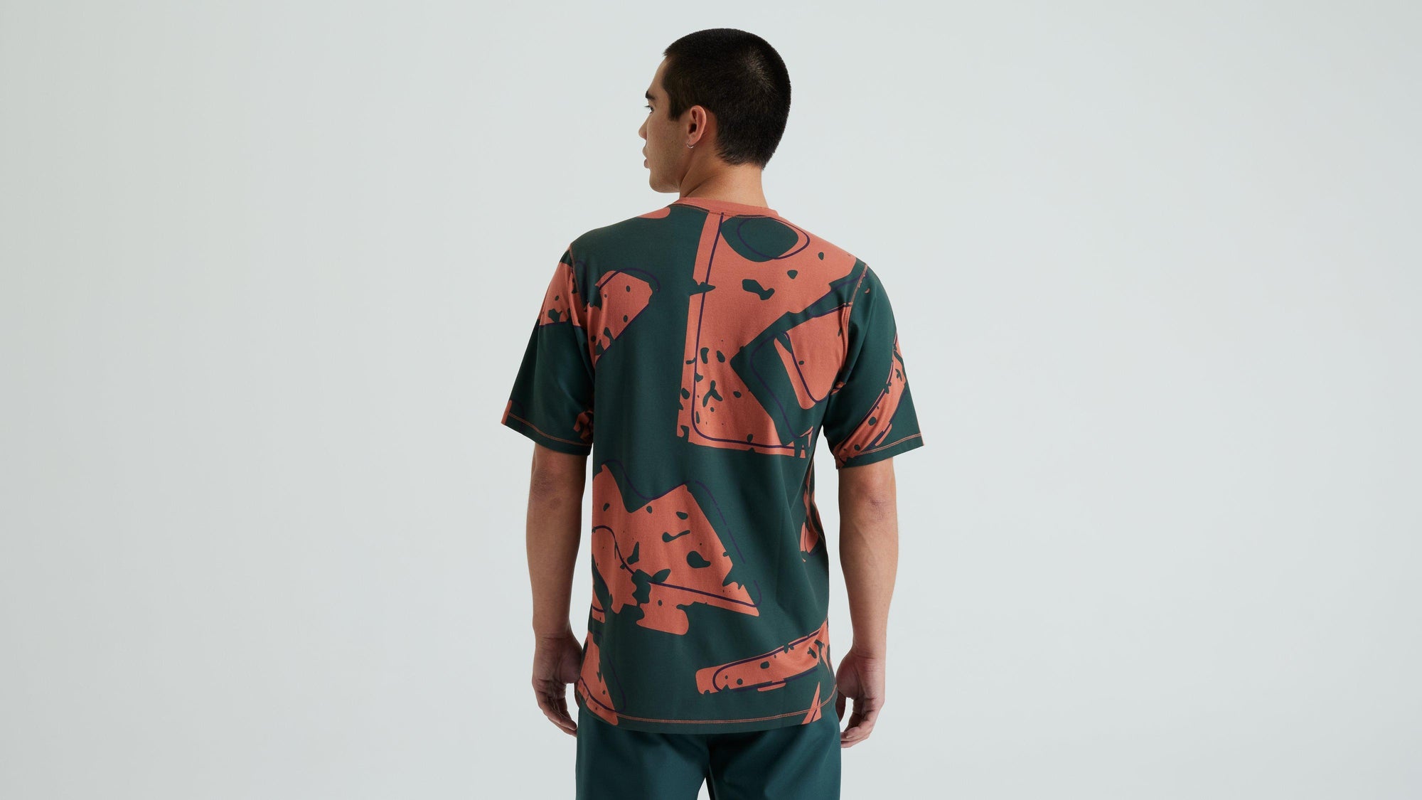 Specialized Men's Trail Modal Short Sleeve Jersey - Forest Green Approach