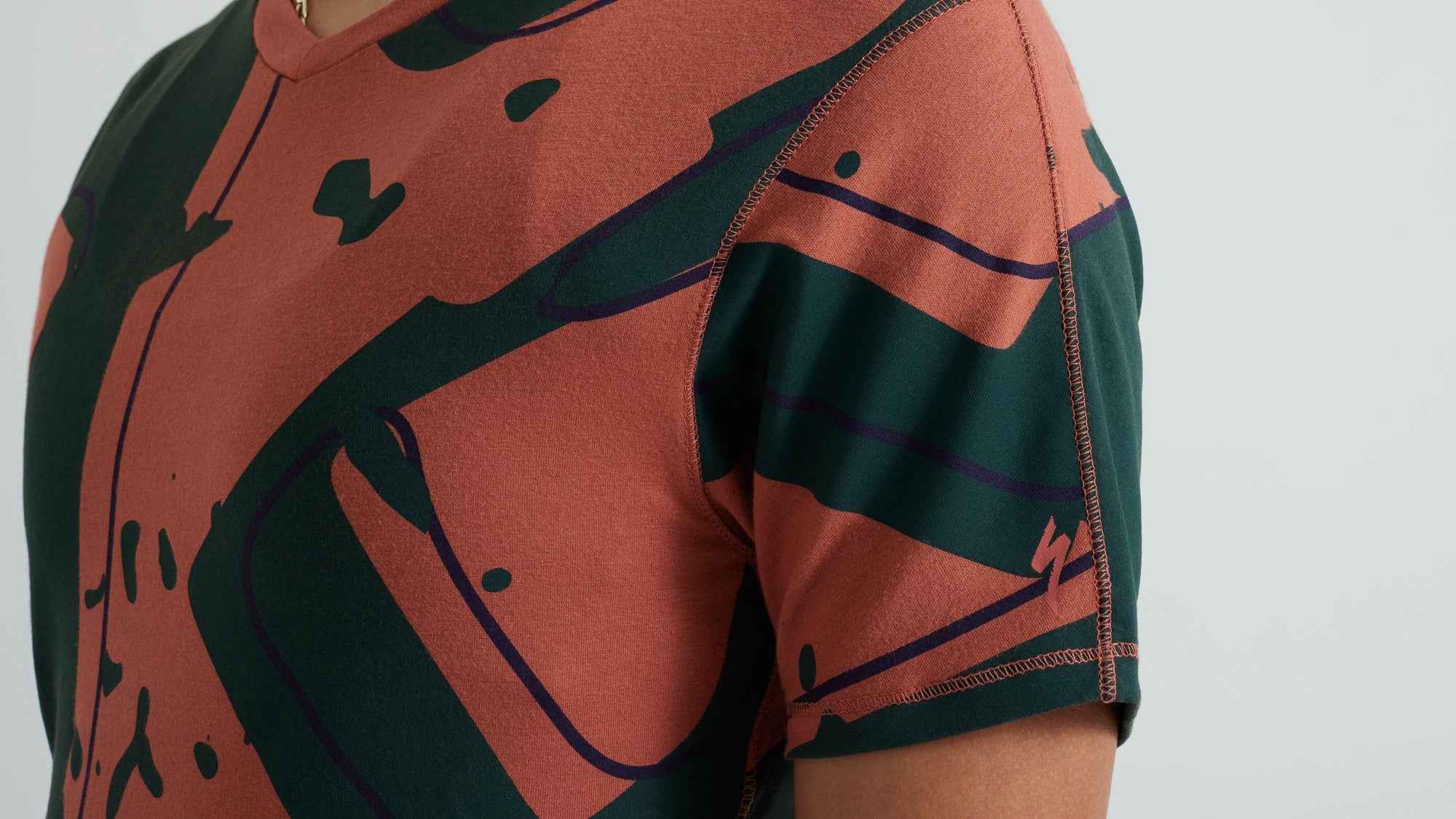 Specialized Women's Trail Modal Short Sleeve Jersey - Forest Green Approach