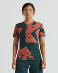 Specialized Women's Trail Modal Short Sleeve Jersey - Forest Green Approach