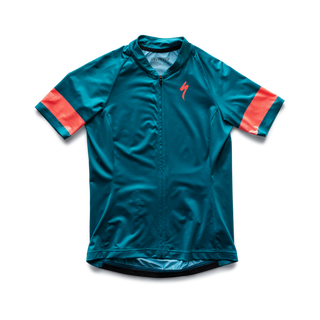 Specialized Women's SL Air Jersey - Tropical Teal/Acid Lava Hex