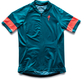 Specialized Women's SL Air Jersey - Tropical Teal/Acid Lava Hex