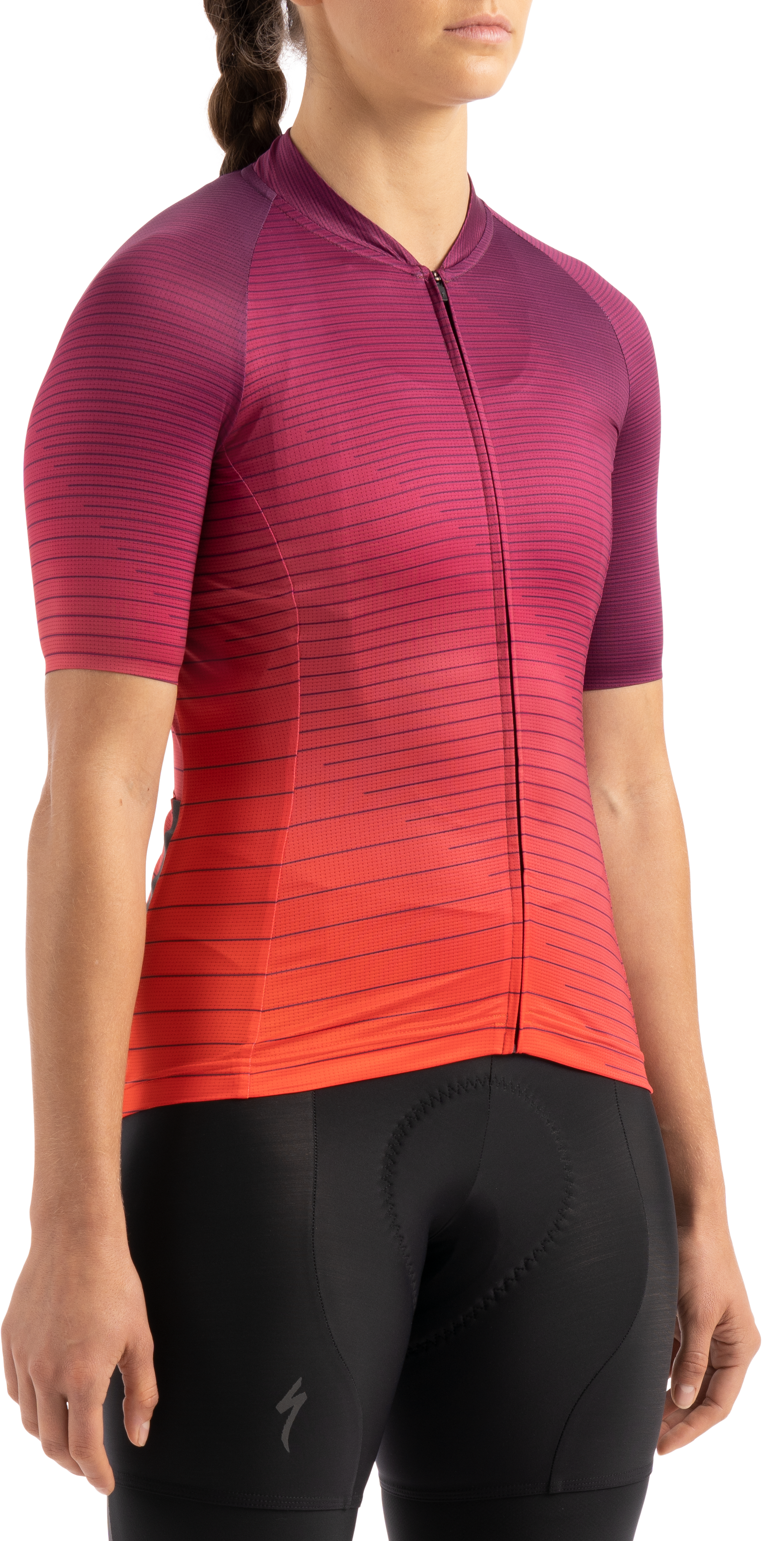 Specialized Women's SL Air Jersey - Cast Berry / Rocket Red Arrow