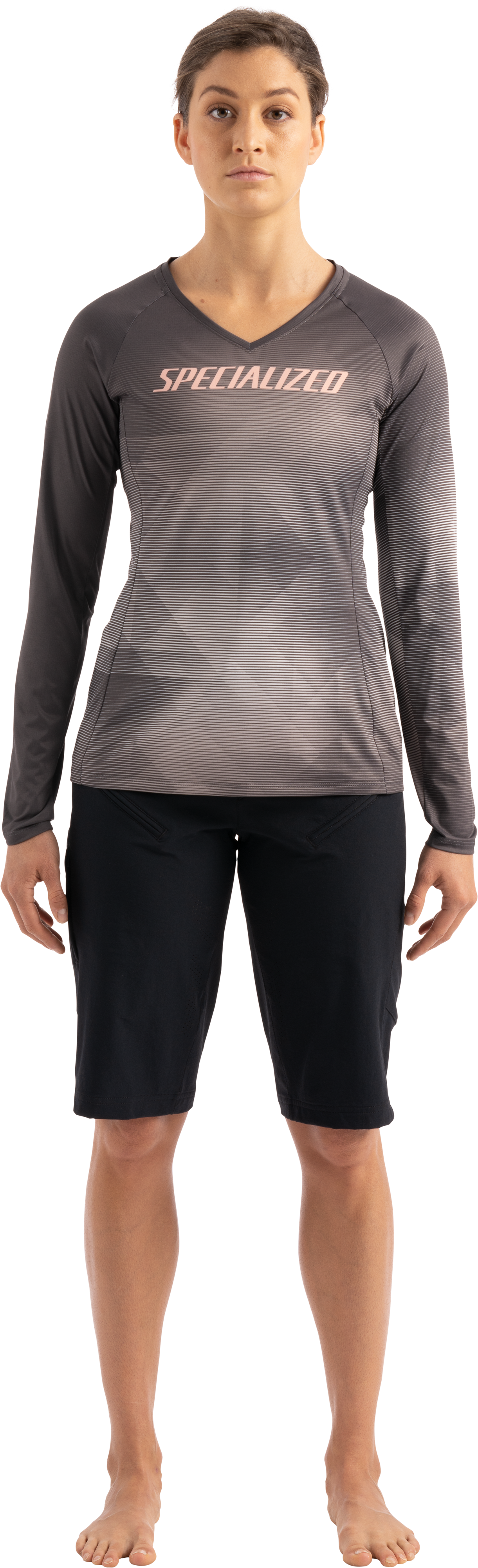 Specialized Andorra Air Long Sleeve Jersey - Slate / White Mountains Refraction