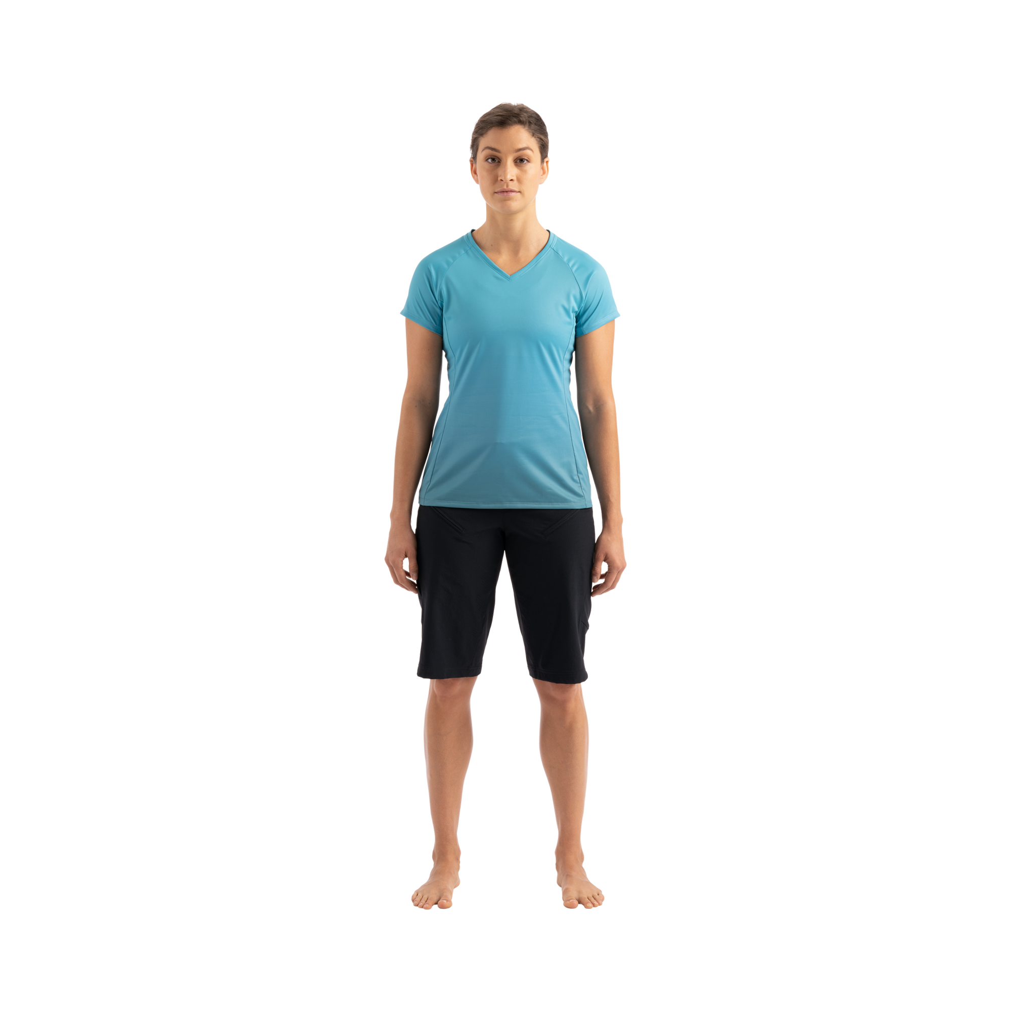 Specialized Andorra Air Short Sleeve Jersey - Aqua / Dusty Turquoise Fade