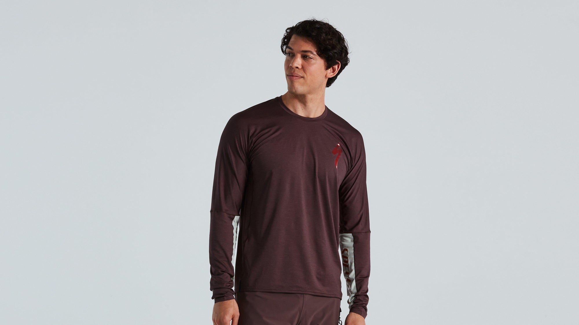 Specialized Men's Trail Air Long Sleeve Jersey - Cast Umber
