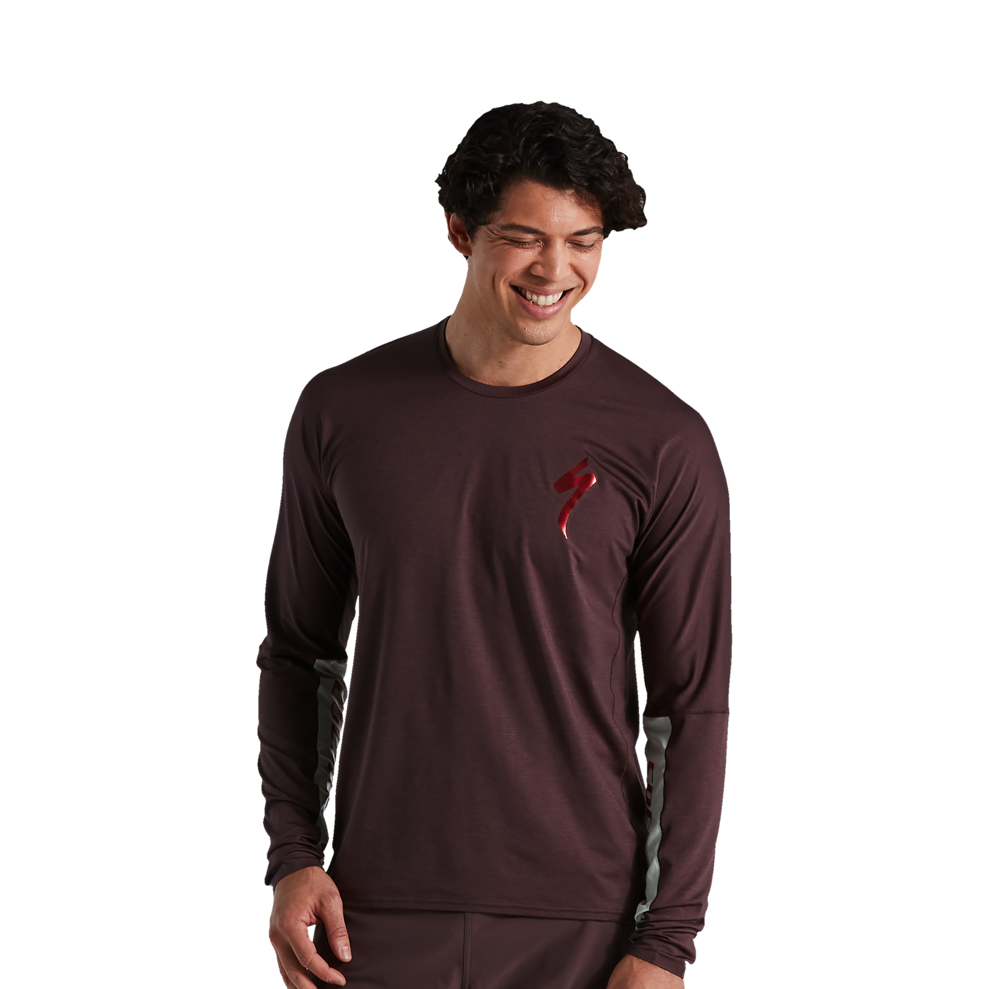 Specialized Men's Trail Air Long Sleeve Jersey - Cast Umber
