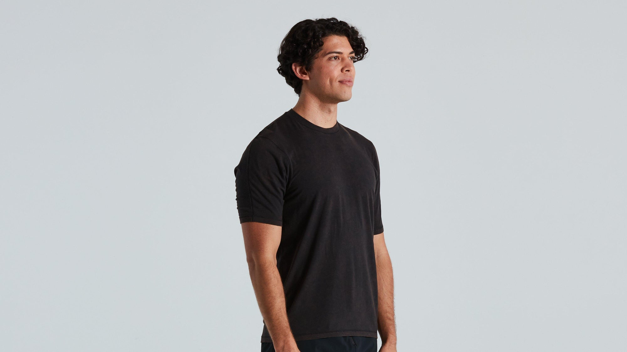 Specialized Men's Trail Supima Cotton Mineral Washed Jersey - Black