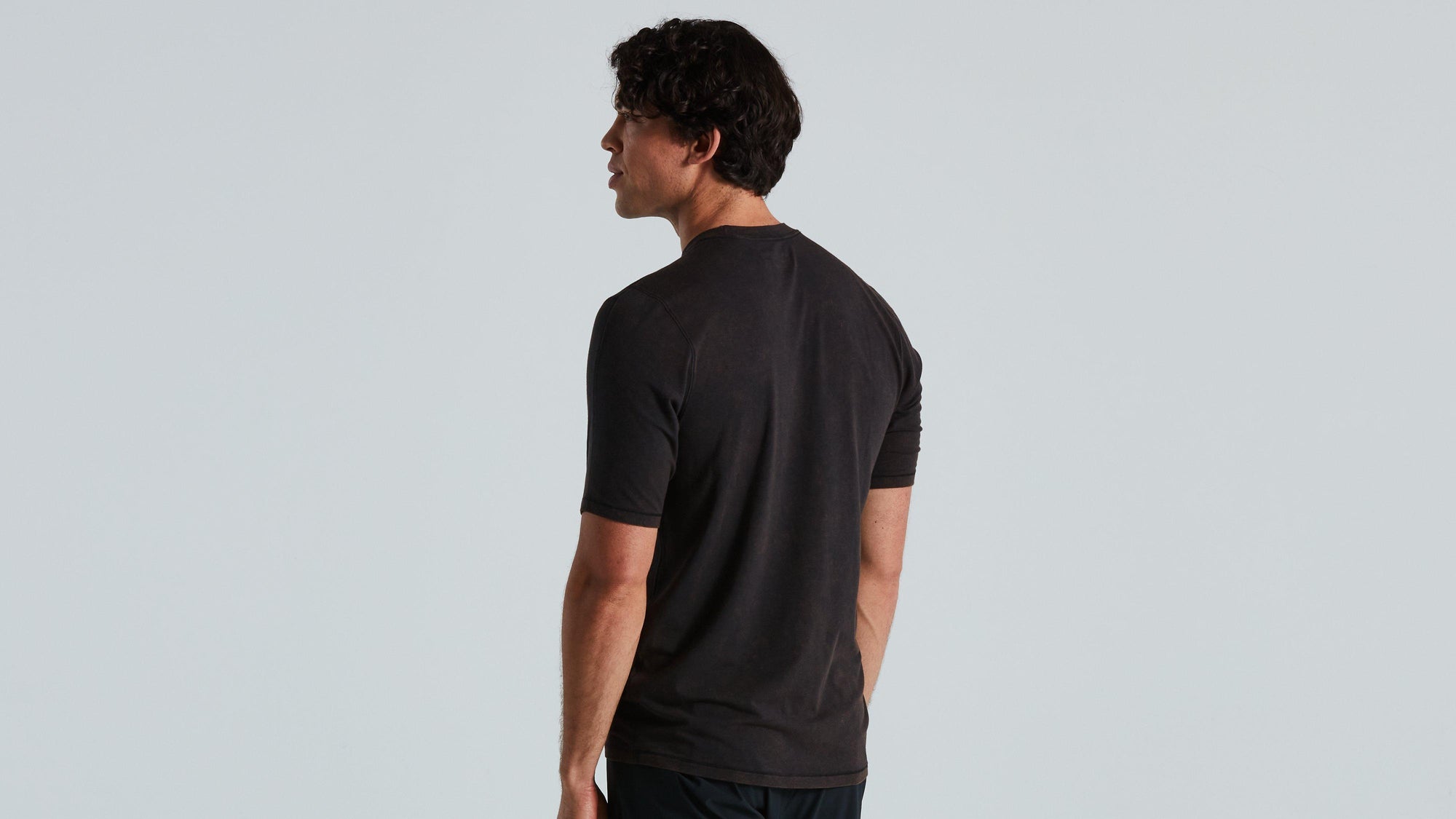 Specialized Men's Trail Supima Cotton Mineral Washed Jersey - Black