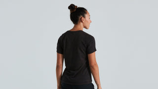 Specialized Women's Trail Supima Cotton Mineral Washed Jersey - Black