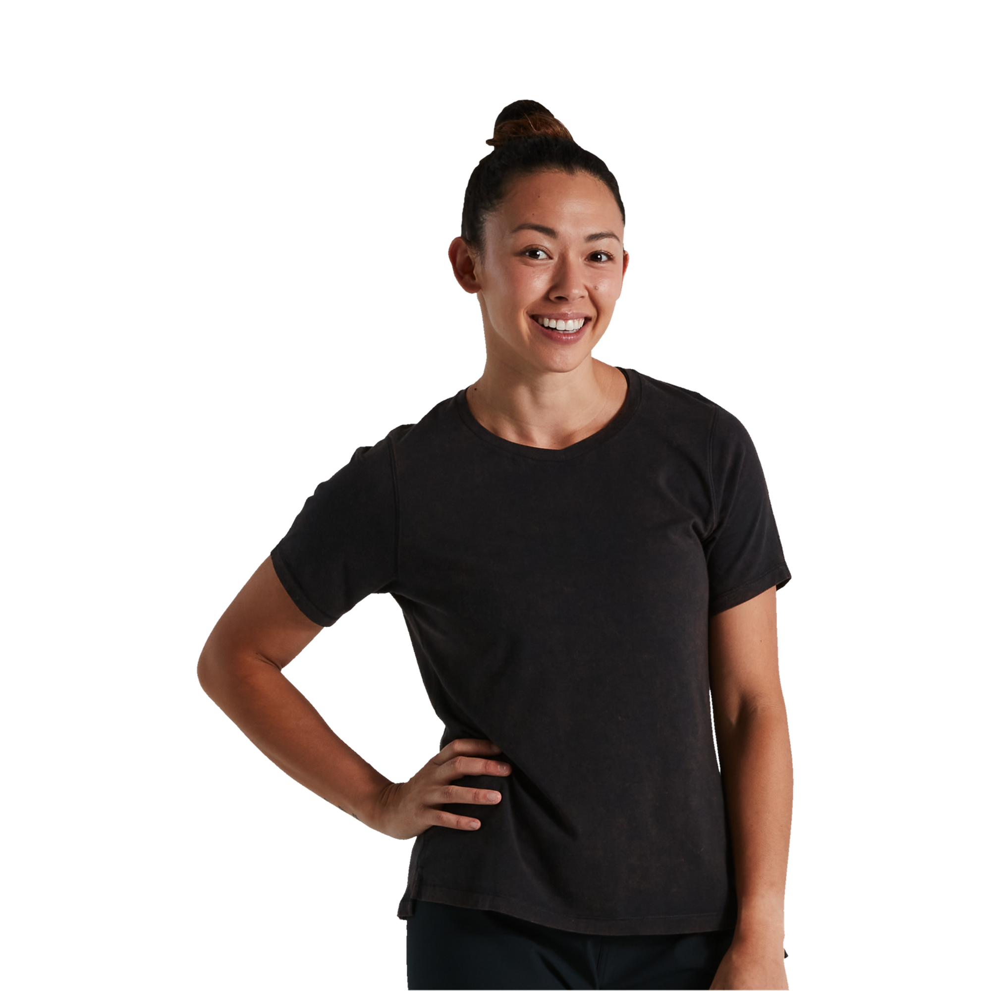 Specialized Women's Trail Supima Cotton Mineral Washed Jersey - Black