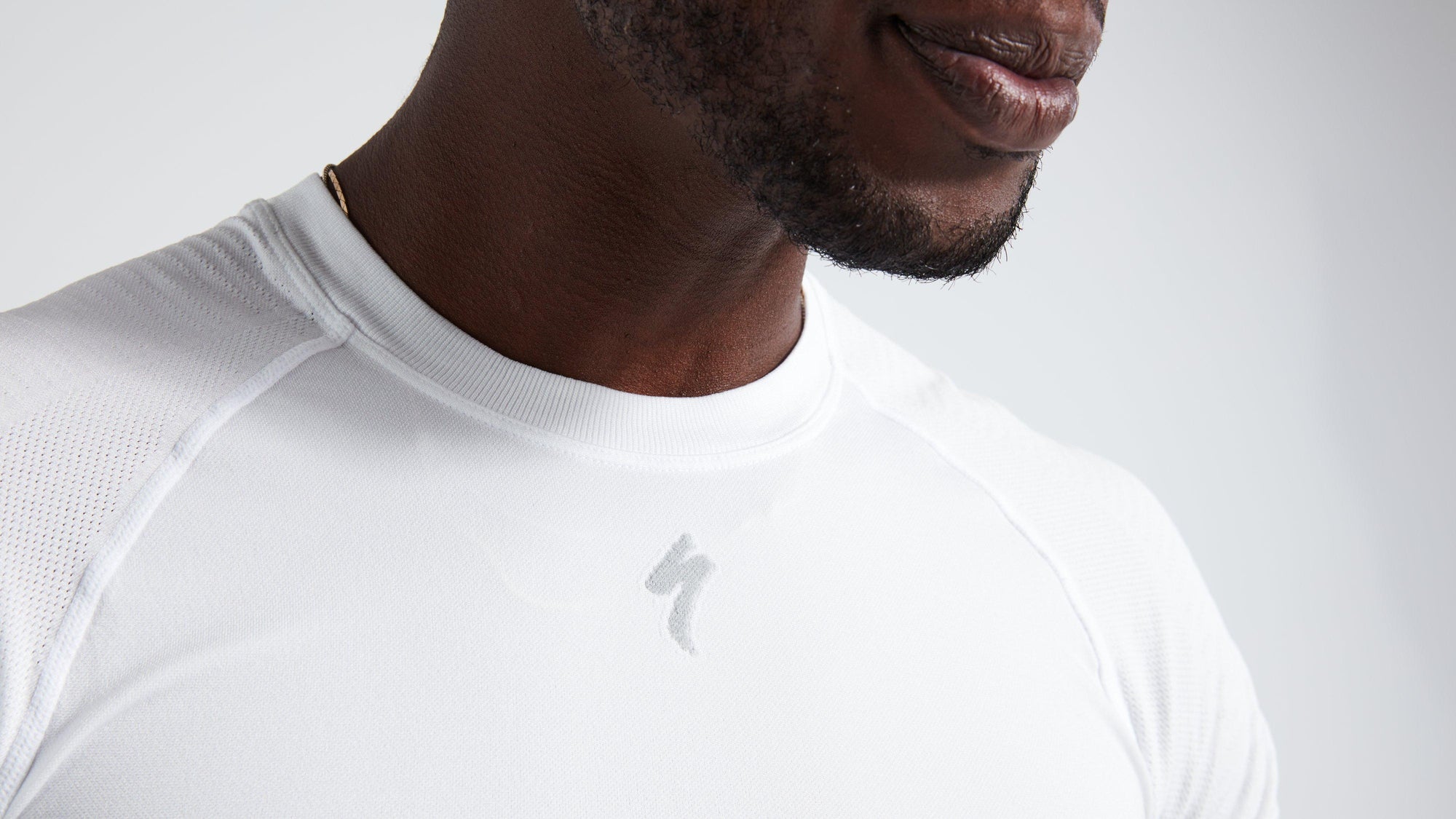 Specialized Men's Seamless Light Short Sleeve Base Layer - White