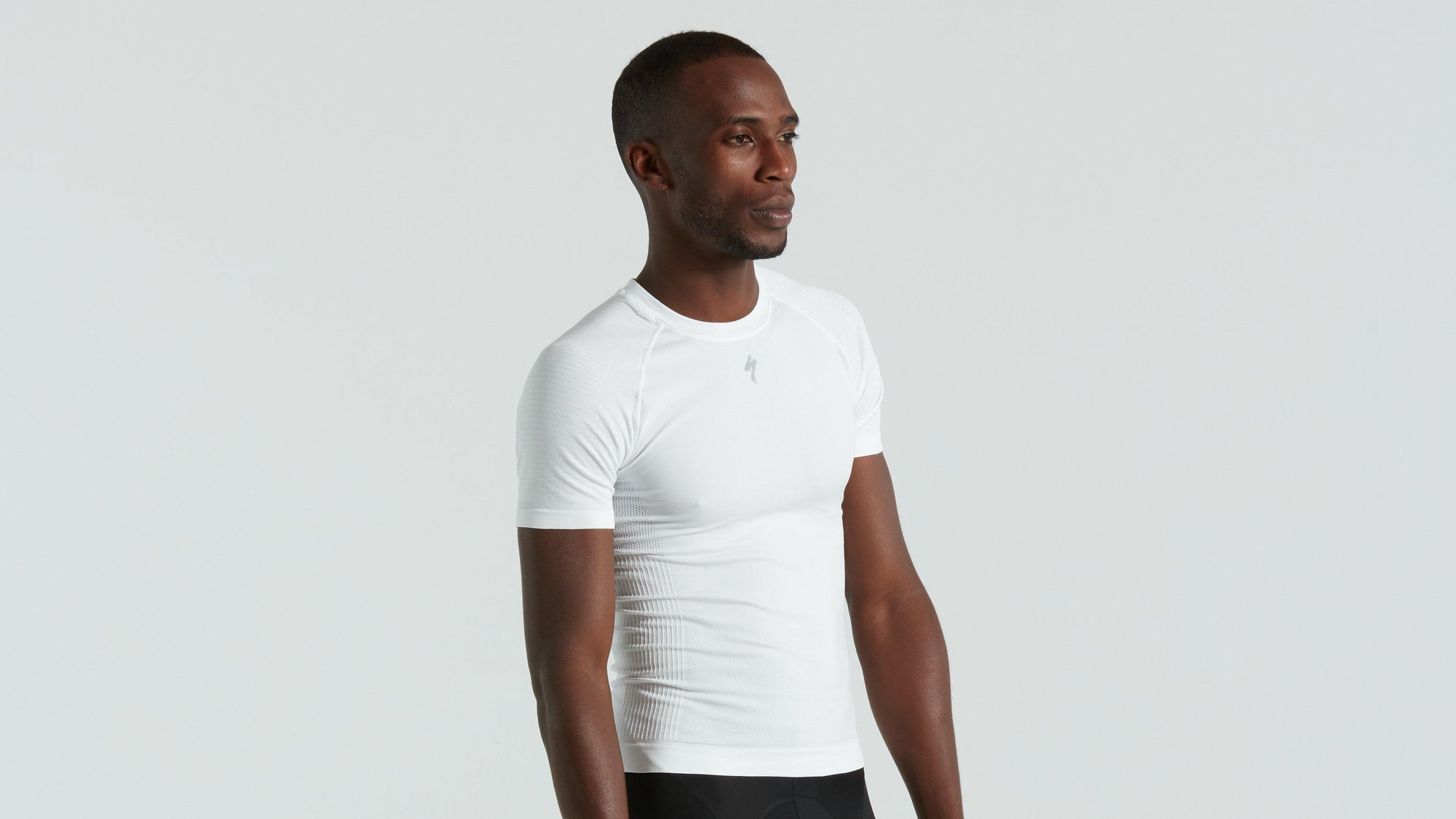 Specialized Men's Seamless Light Short Sleeve Base Layer - White