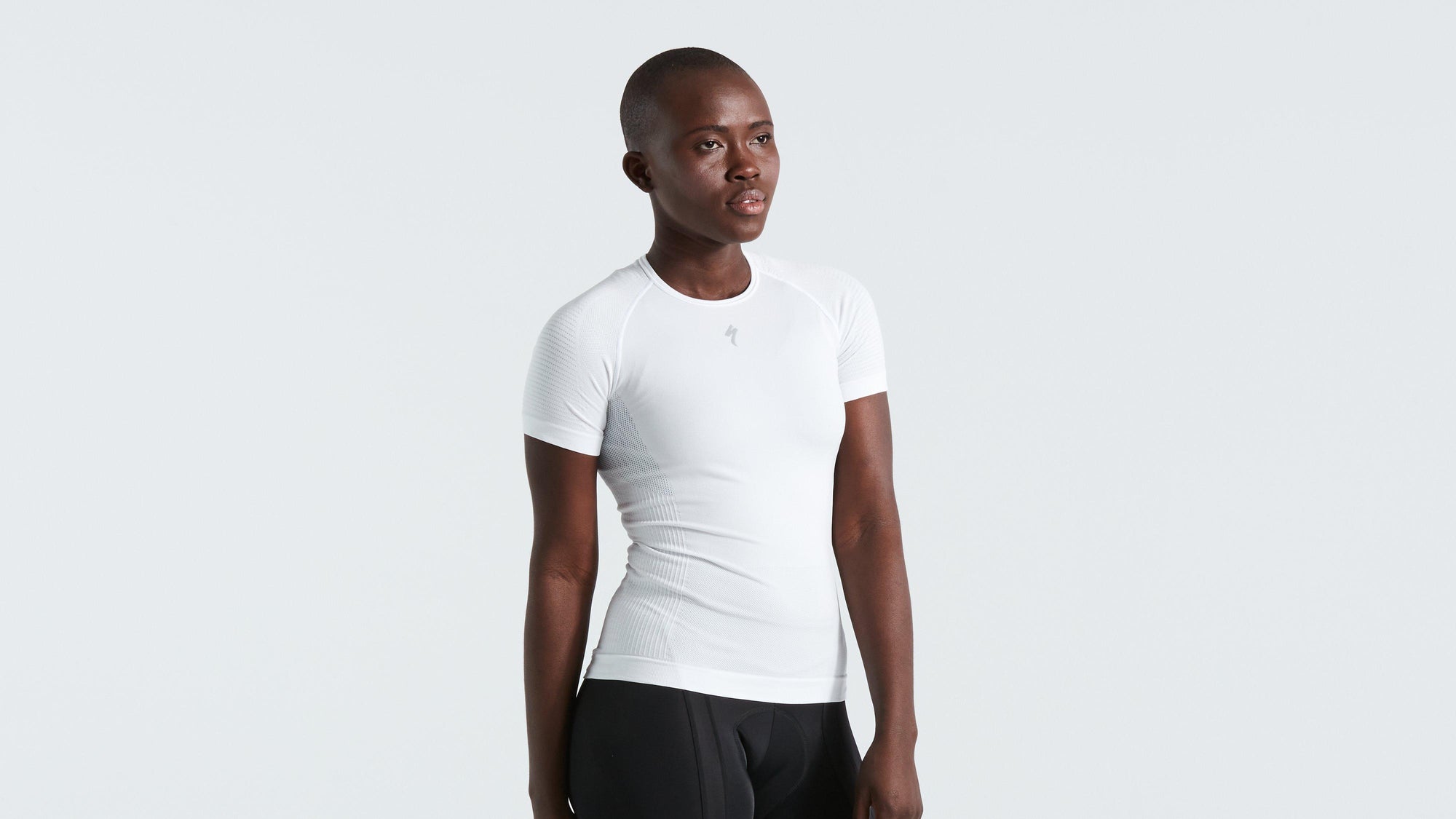 Specialized Women's Seamless Light Short Sleeve Base Layer - White