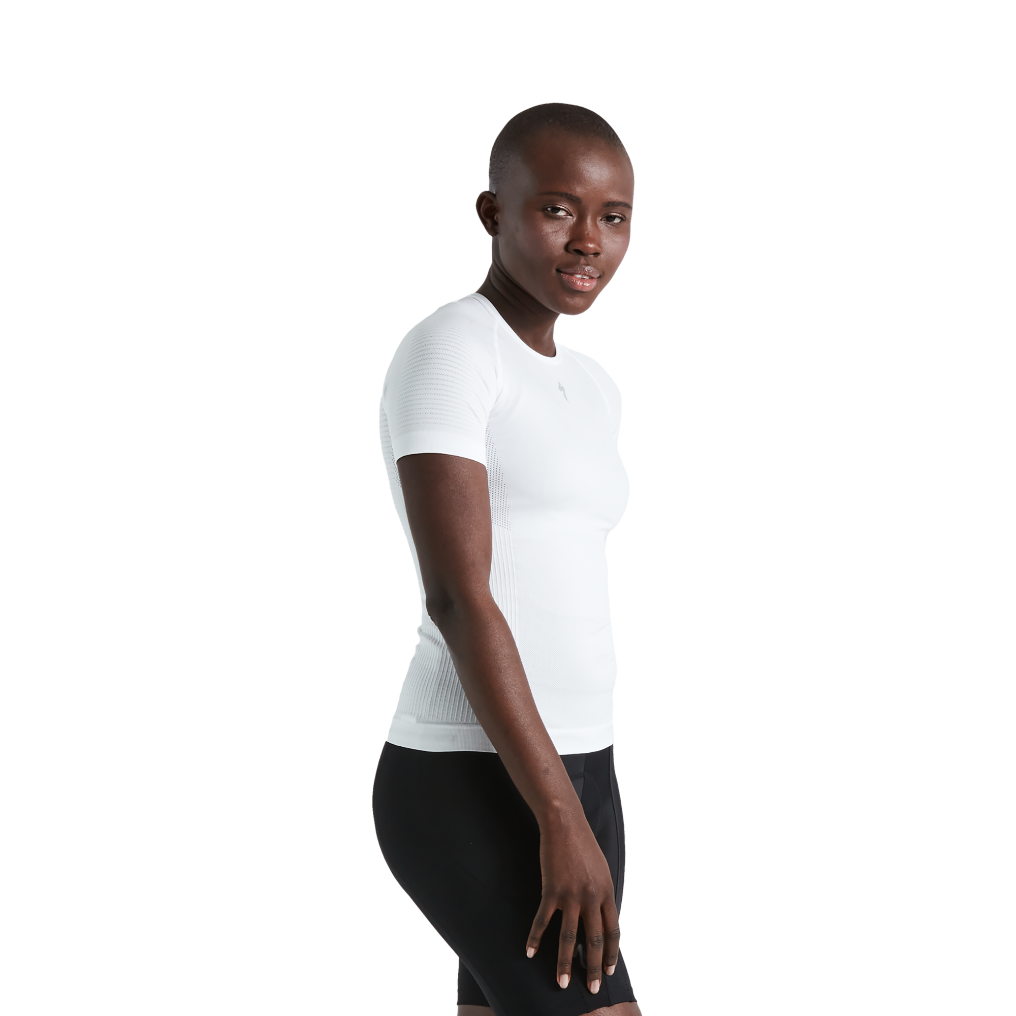 Specialized Women's Seamless Light Short Sleeve Base Layer - White