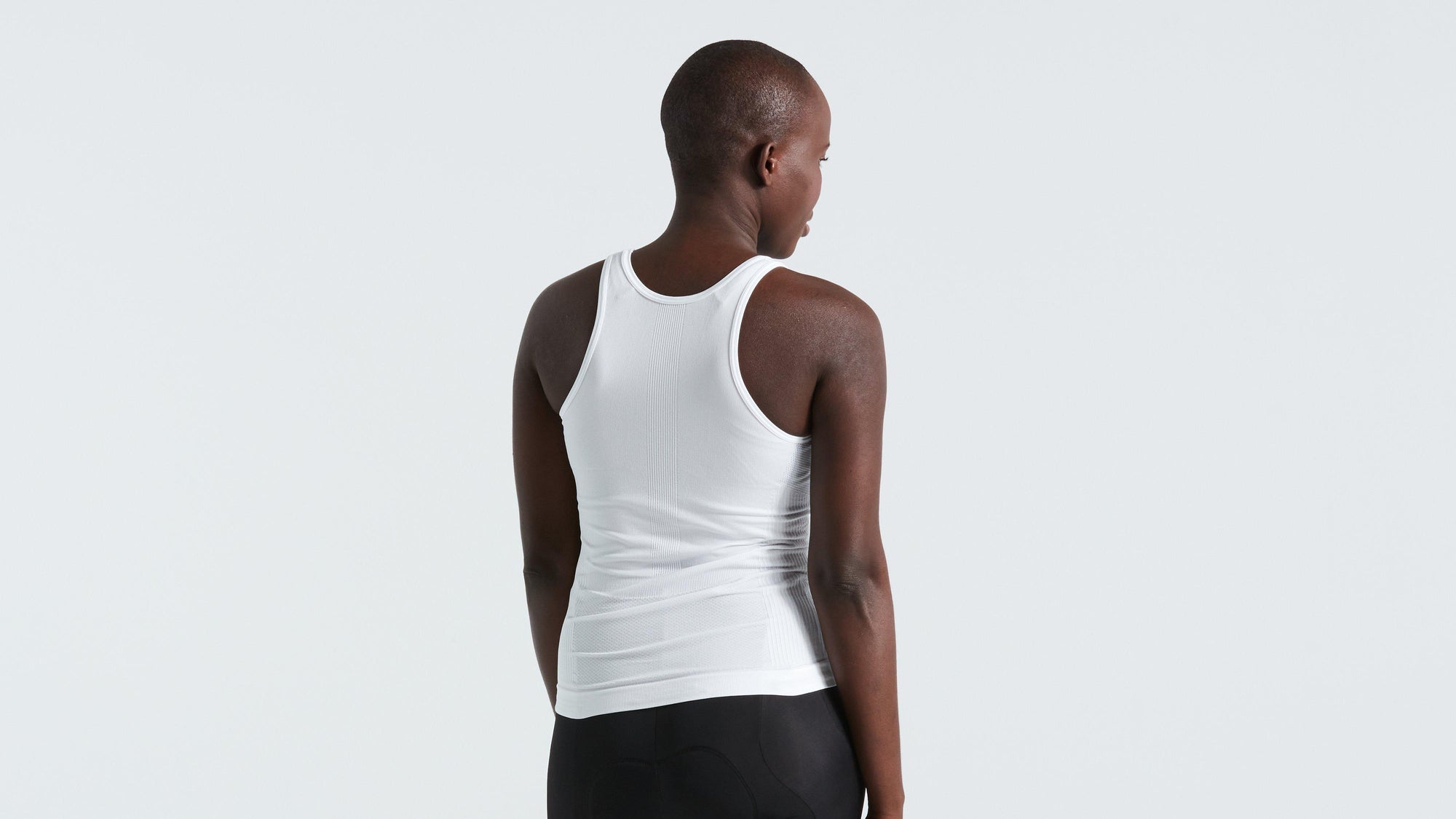 Specialized Women's Seamless Light Sleeveless Base Layer - White