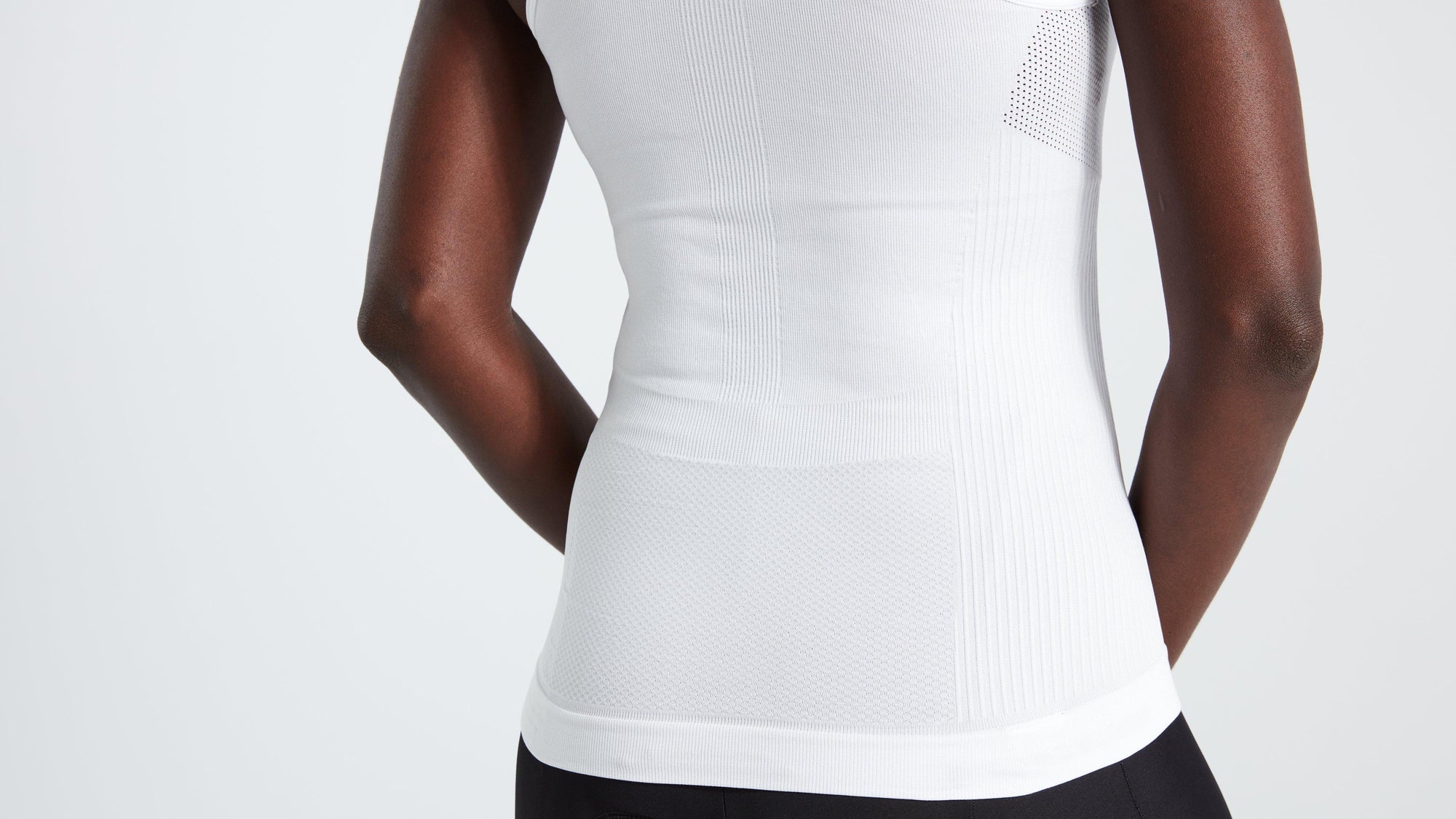 Specialized Women's Seamless Light Sleeveless Base Layer - White