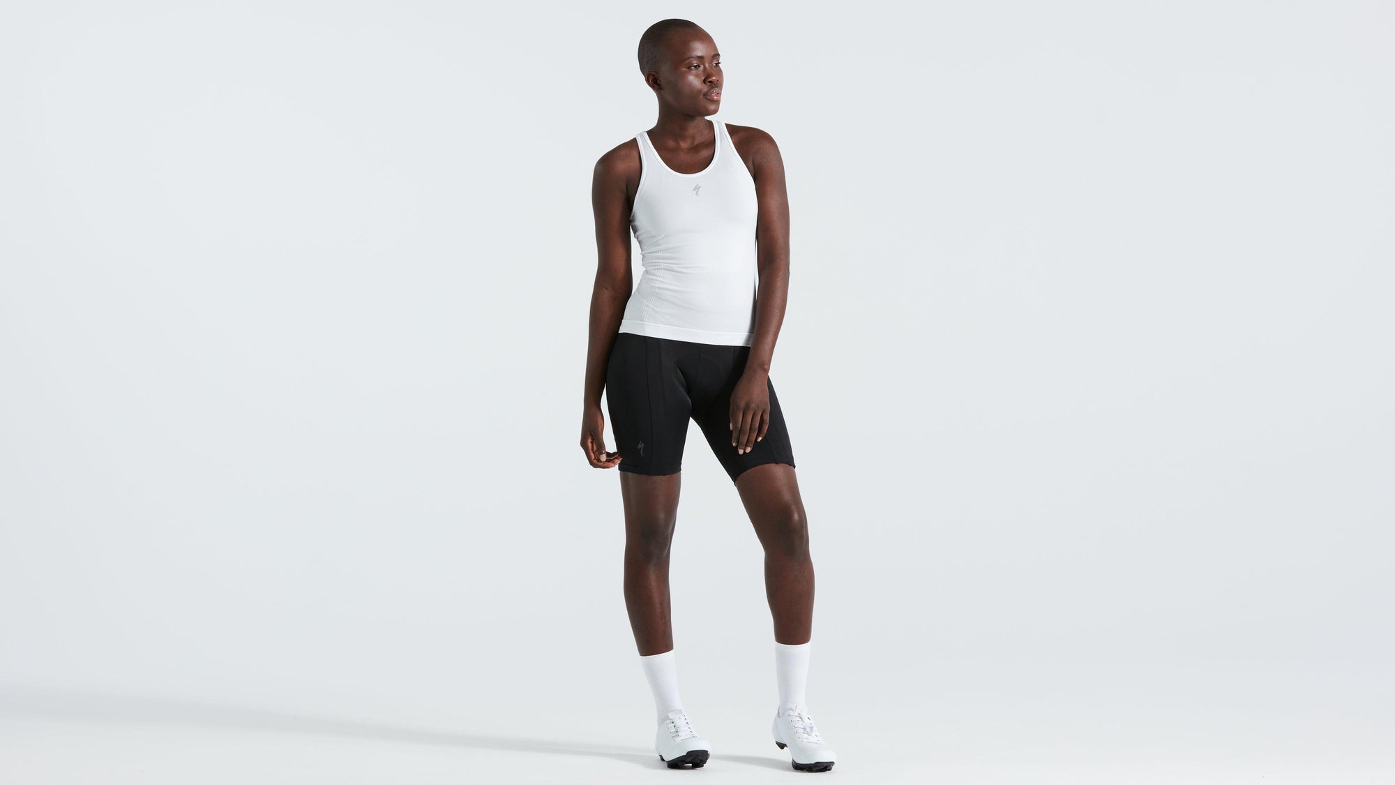 Specialized Women's Seamless Light Sleeveless Base Layer - White