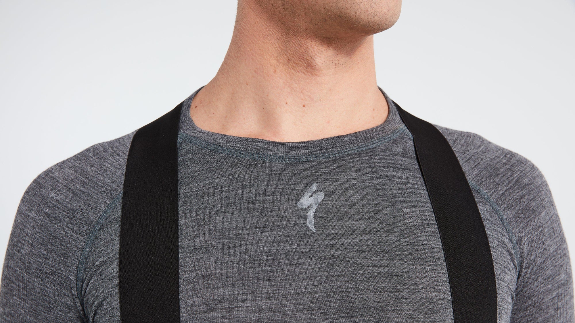 Specialized Men's Merino Seamless Long Sleeve Base Layer - Grey