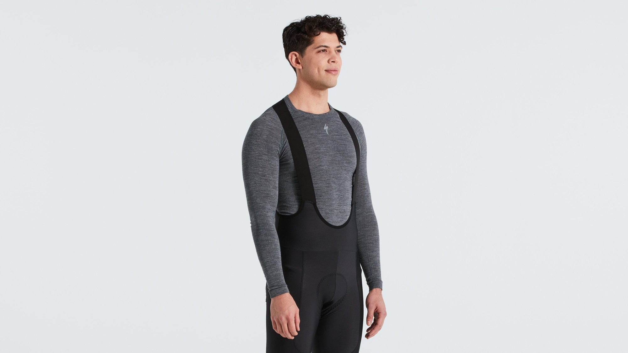 Specialized Men's Merino Seamless Long Sleeve Base Layer - Grey