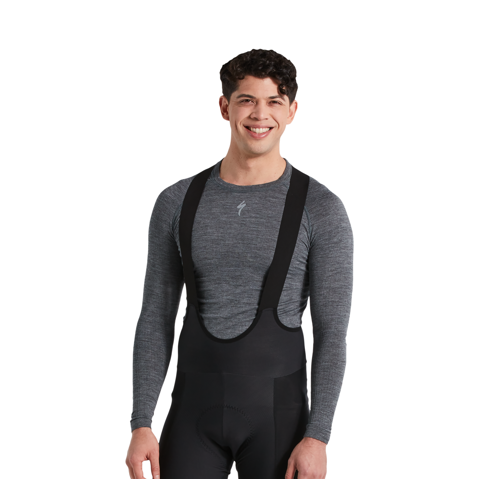 Specialized Men's Merino Seamless Long Sleeve Base Layer - Grey