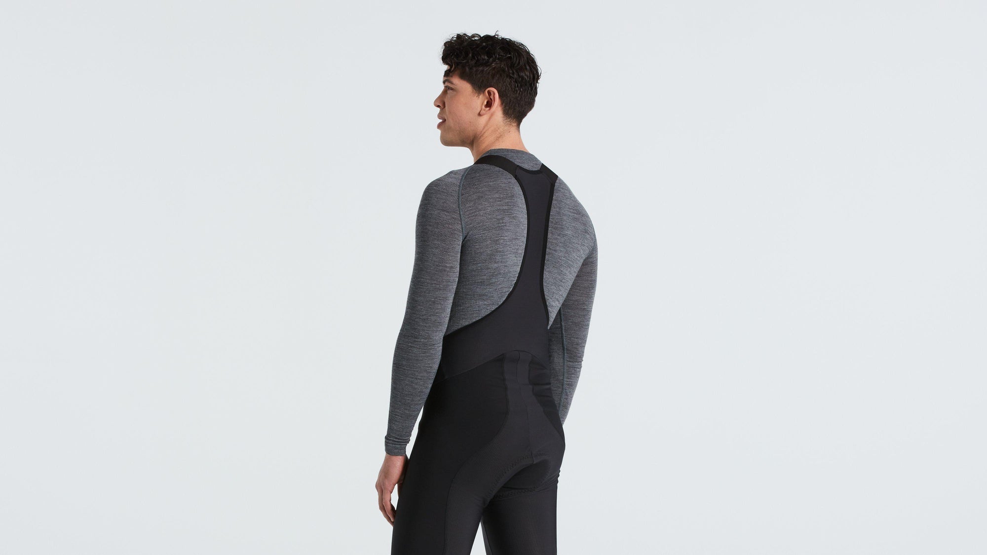 Specialized Men's Merino Seamless Long Sleeve Base Layer - Grey