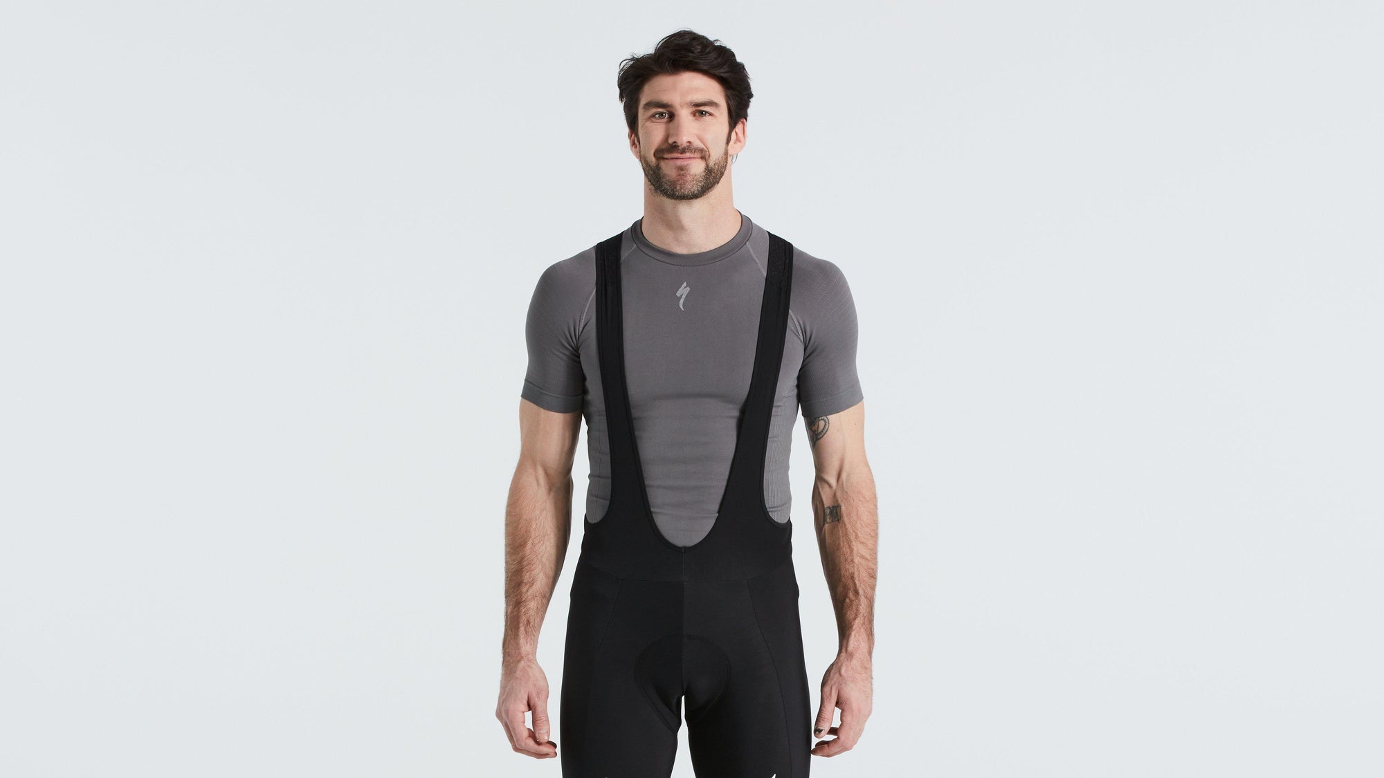Specialized Men’s Seamless Short Sleeve Base Layer - Grey