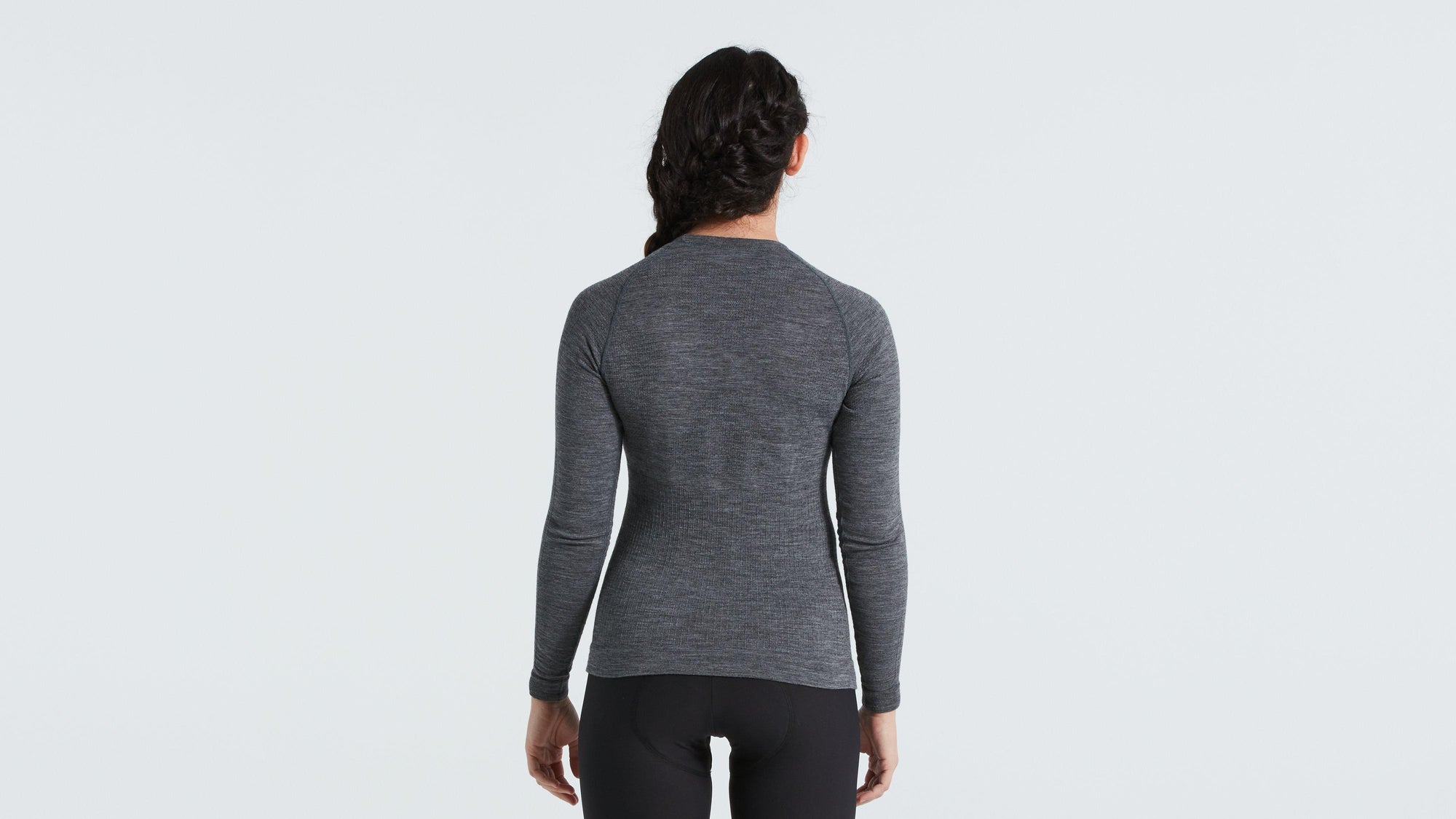 Specialized Women's Merino Seamless Long Sleeve Base Layer - Grey