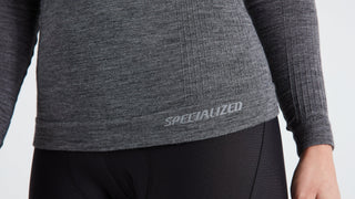 Specialized Women's Merino Seamless Long Sleeve Base Layer - Grey