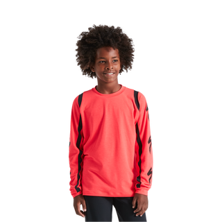 Specialized Youth Trail Long Sleeve Jersey - Imperial Red