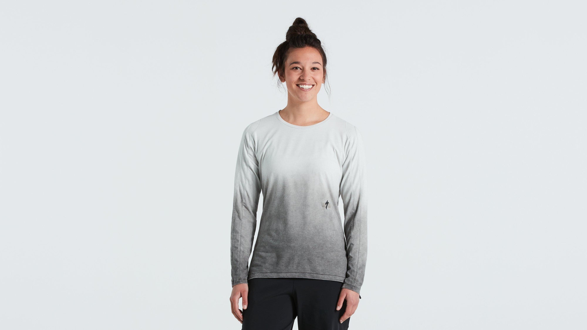 Specialized Women's Trail Long Sleeve Jersey - Dove Grey Spray