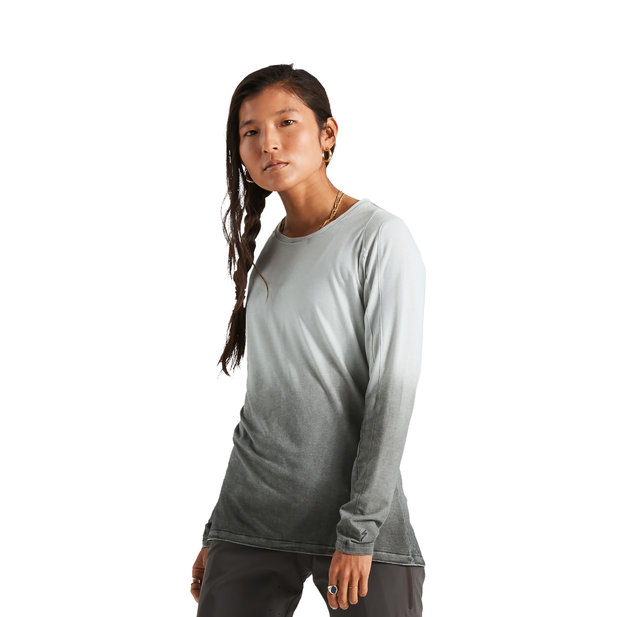 Specialized Women's Trail Long Sleeve Jersey - Dove Grey Spray
