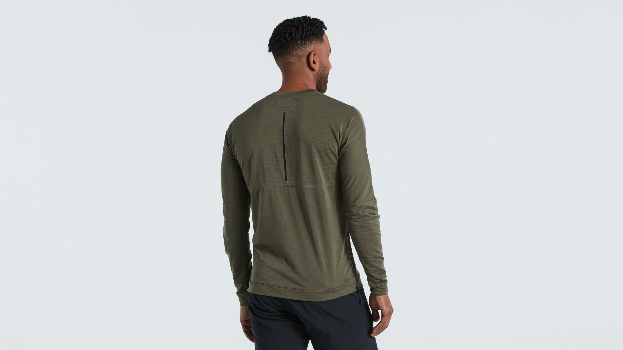 Specialized Men's Trail Thermal Jersey - Oak Green