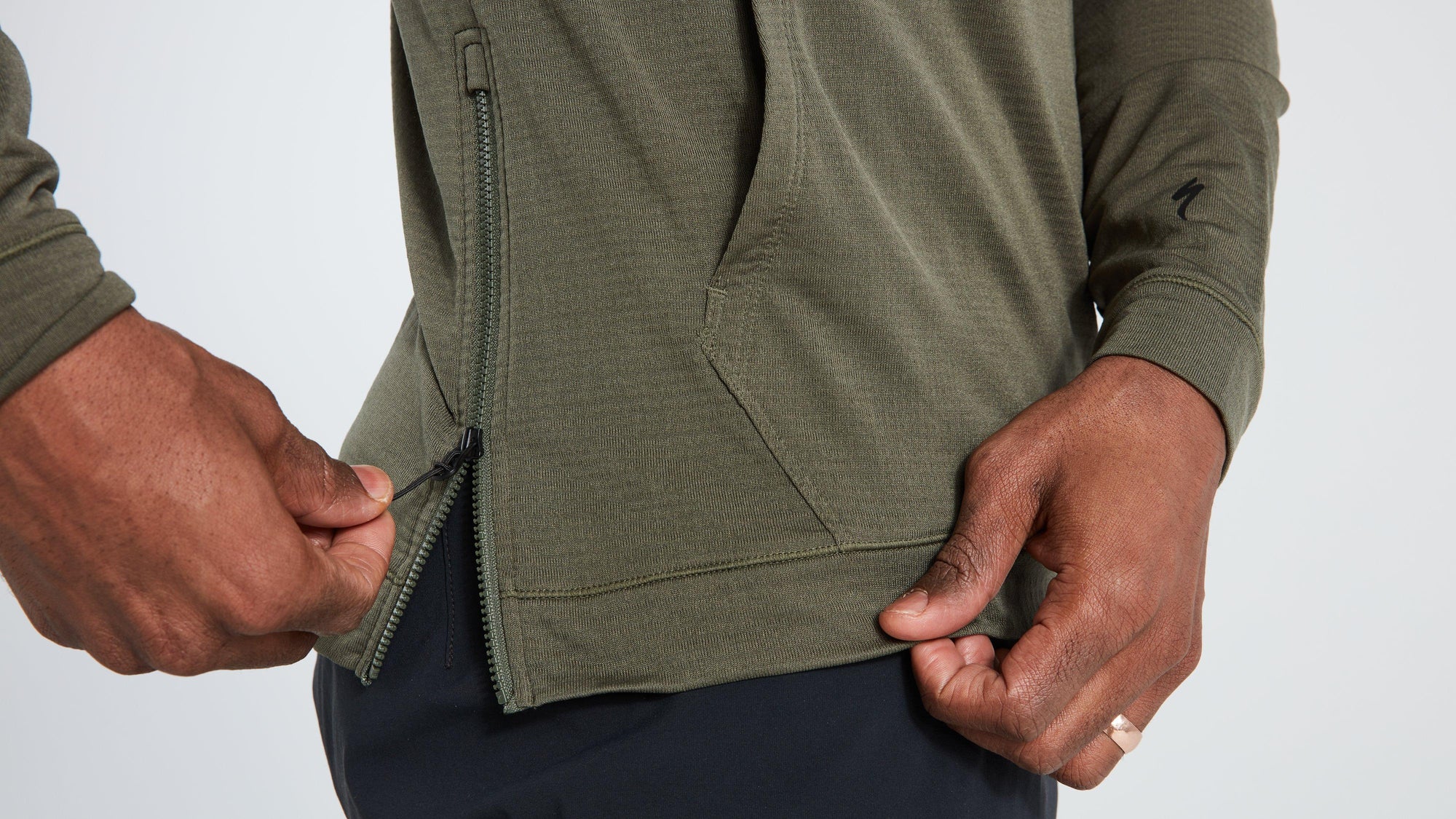 Specialized Men's Trail Thermal Jersey - Oak Green