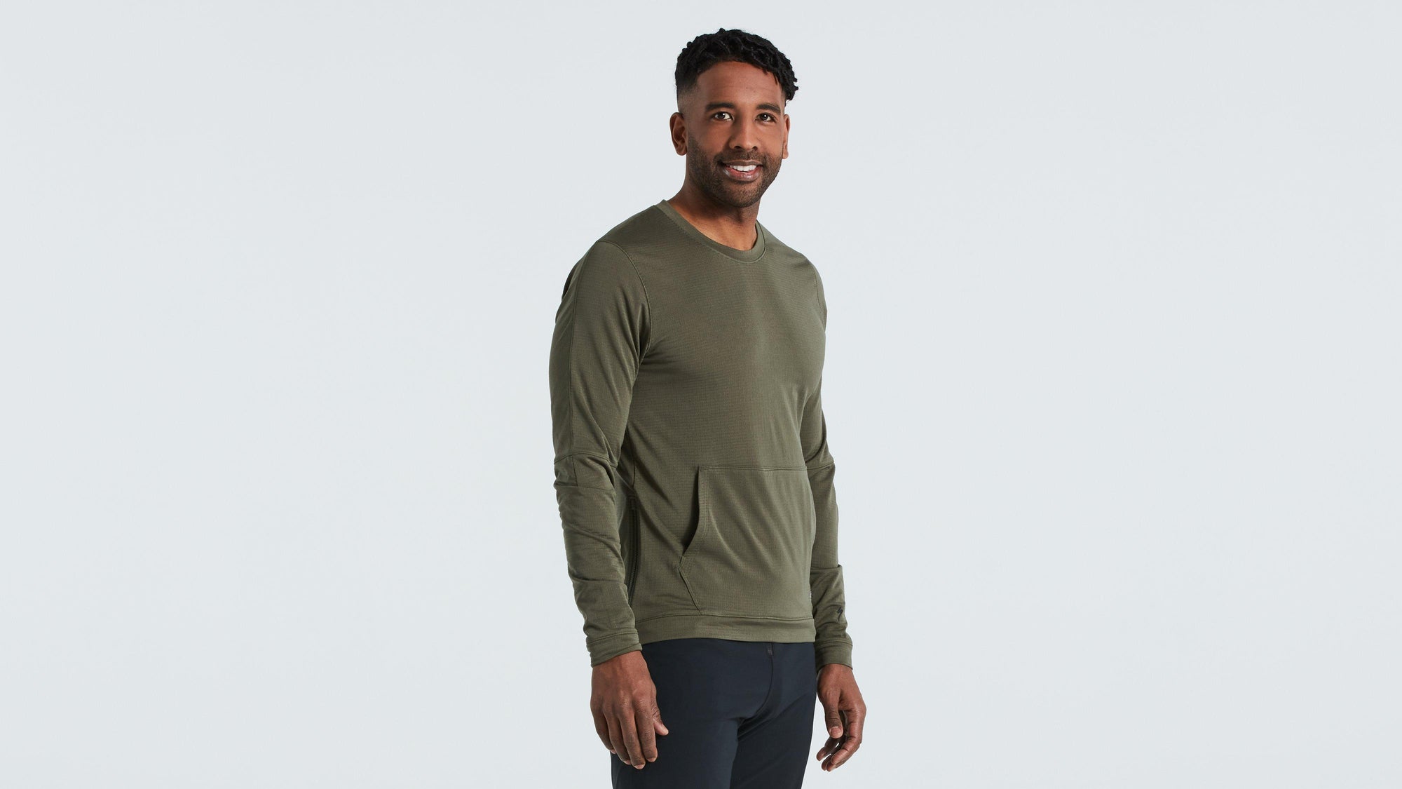 Specialized Men's Trail Thermal Jersey - Oak Green