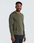 Specialized Men's Trail Thermal Jersey - Oak Green