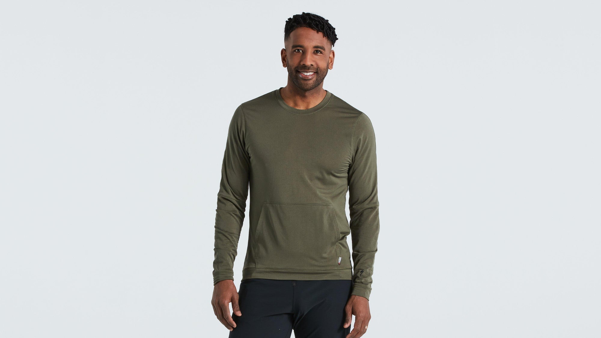 Specialized Men's Trail Thermal Jersey - Oak Green