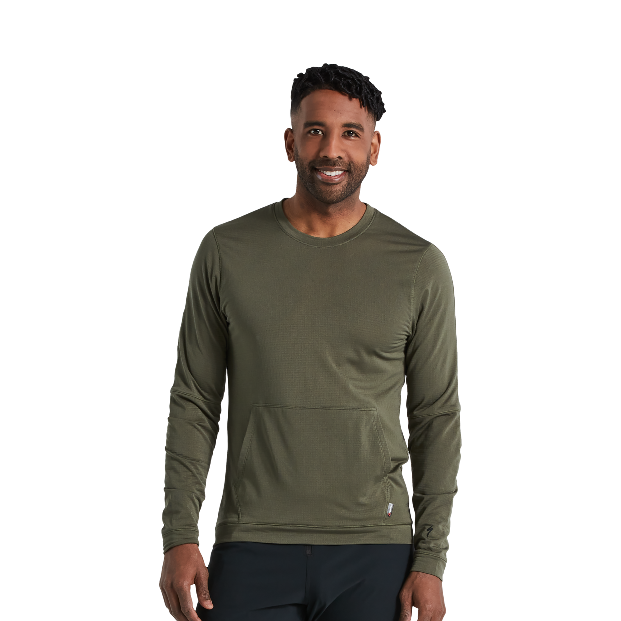Specialized Men's Trail Thermal Jersey - Oak Green