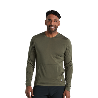 Specialized Men's Trail Thermal Jersey - Oak Green