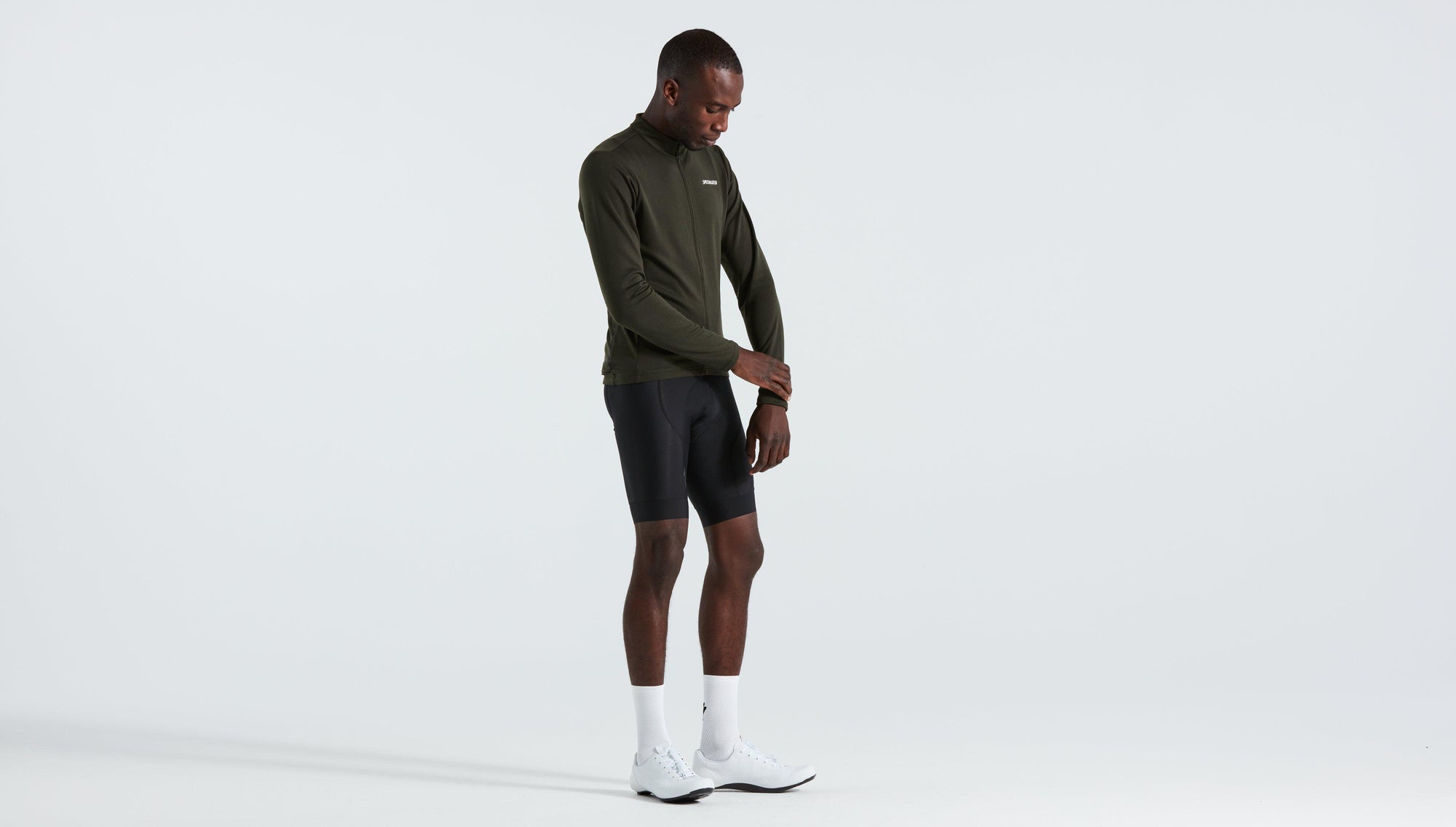 Specialized Men's RBX Classic Long Sleeve Jersey - Dark Moss Green
