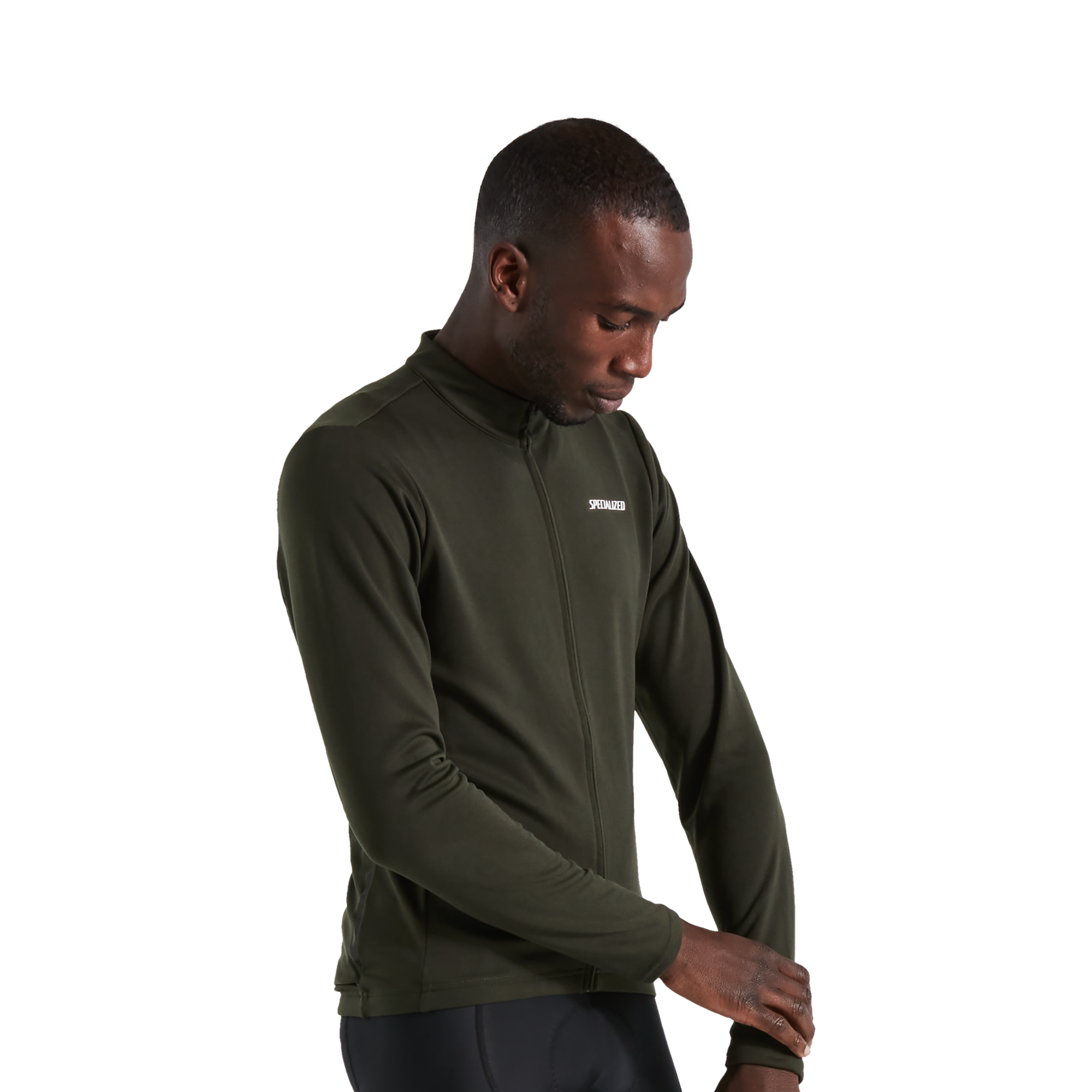 Specialized Men's RBX Classic Long Sleeve Jersey - Dark Moss Green