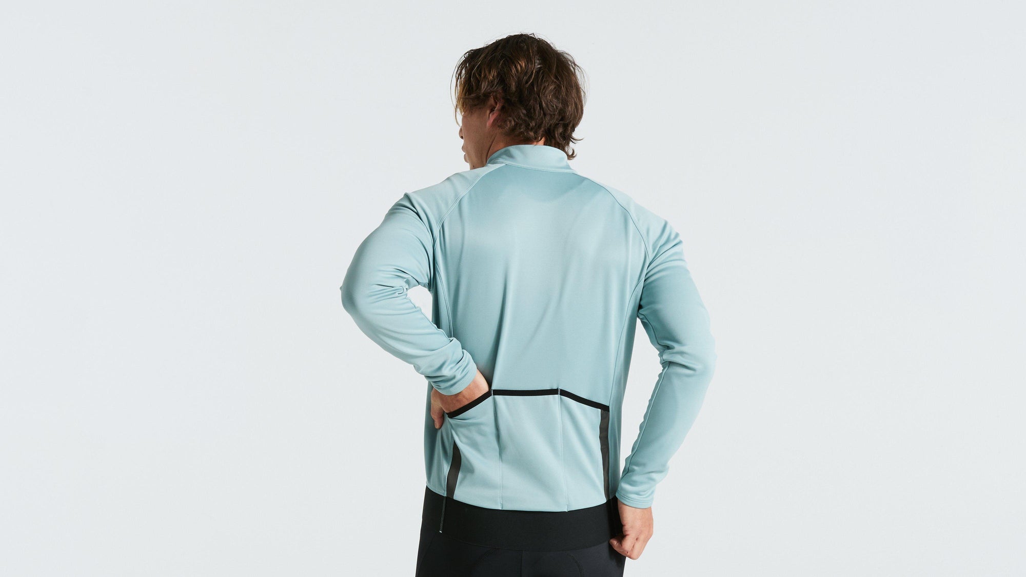 Specialized Men's RBX Expert Long Sleeve Thermal Jersey - Arctic Blue